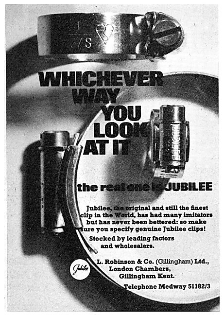 L.Robinson & Co - Jubilee Worm Drive Clips                       