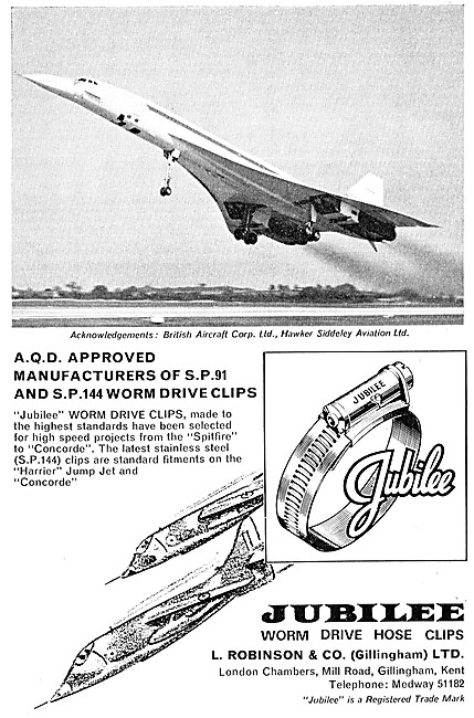 L.Robinson & Co - Jubilee Worm Drive Hose Clips. Jubilee Clips   