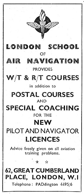 The London School Of Air Navigation                              