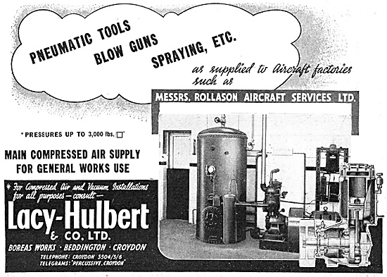 Lacy-Hulbert Compressed Air Equipment                            