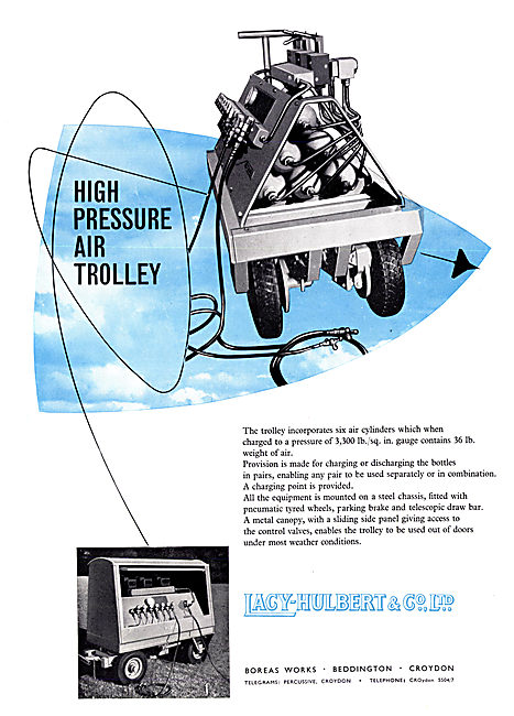 Lacy-Hulbert High Pressure Air Troilley                          