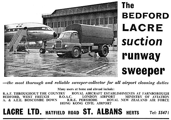 Bedford Lacre Suction Runway Sweeper                             