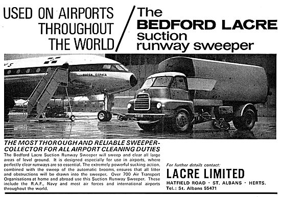 Bedford Lacre Suction Runway Sweeper                             