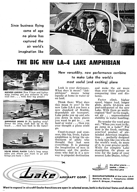 LA-4 Lake Amphibian                                              