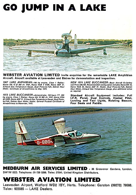 Lake Aircraft - Lake Amphibian 1974                              