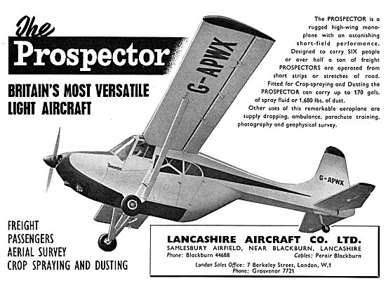 Lancashire Aircraft Prospector                                   