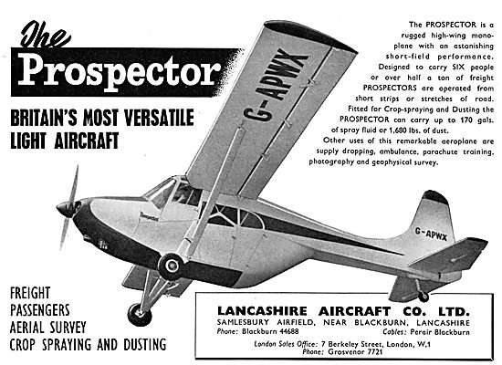 Lancashire Aircraft Prospector                                   