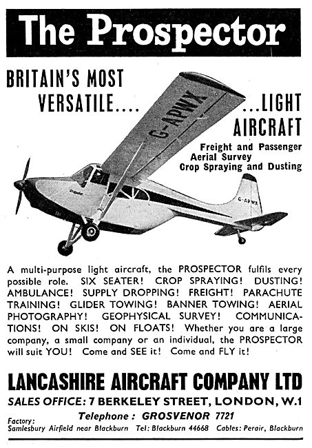 Lancashire Aircraft Prospector                                   