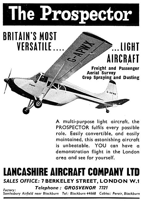 Lancashire Aircraft Prospector                                   