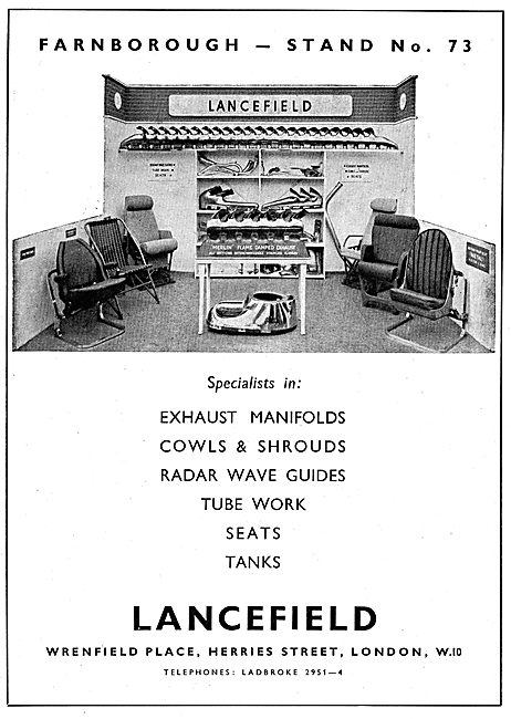 Lancefield . Aircraft Engineering .Aircraft Seating & Components 