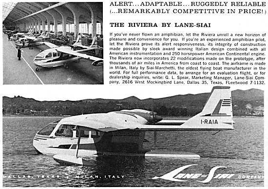 Lane-SIAI Riviera Amphibian                                      