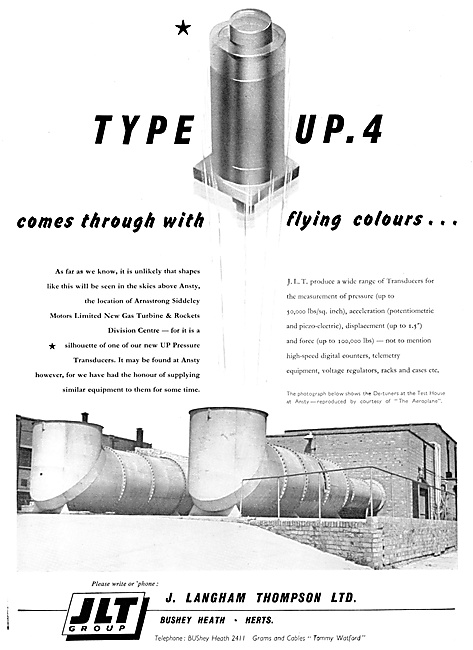 J.L.T. Langham Thompson UP Pressure Transducers                  