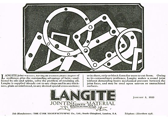 Langite Cork Gaskets                                             