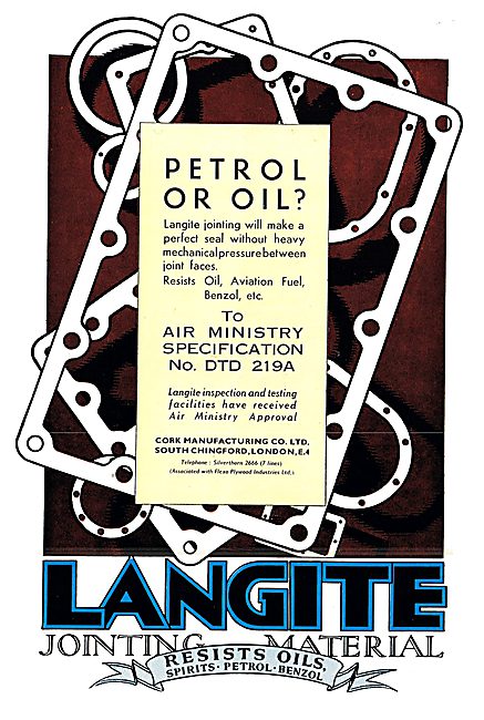 Langite Oil Resistant Jointing Material                          