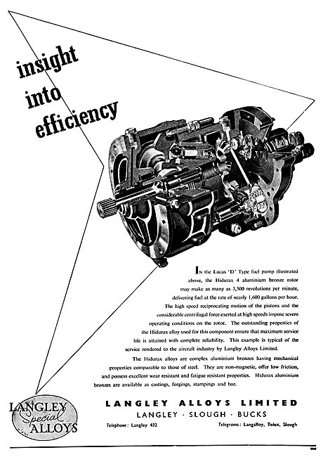 Langley Alloys - Aluminium Bronzes - Hidurax Stampings           