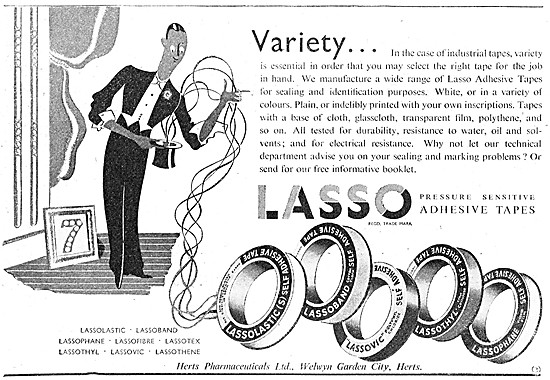 Lasso Products Lassovic Self-Adhesive Tape. Lassotex             