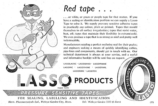 Lasso Products Lassovic Self-Adhesive Tape. Lassothyl            