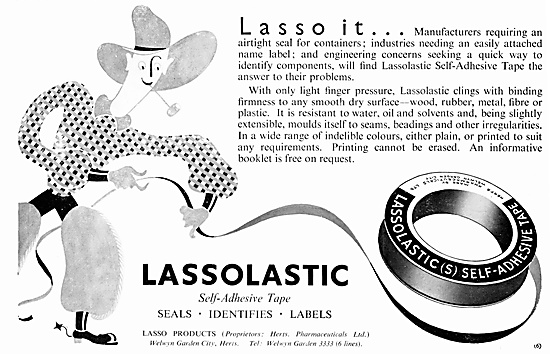 Lasso Products Lassolastic Sealing Tapes                         