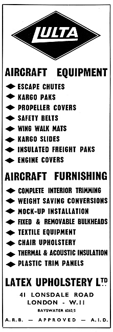 Latex  LULTA  Aircraft Equipment                                 