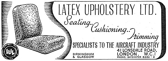 Latex Aircraft Upholstery 1939                                   