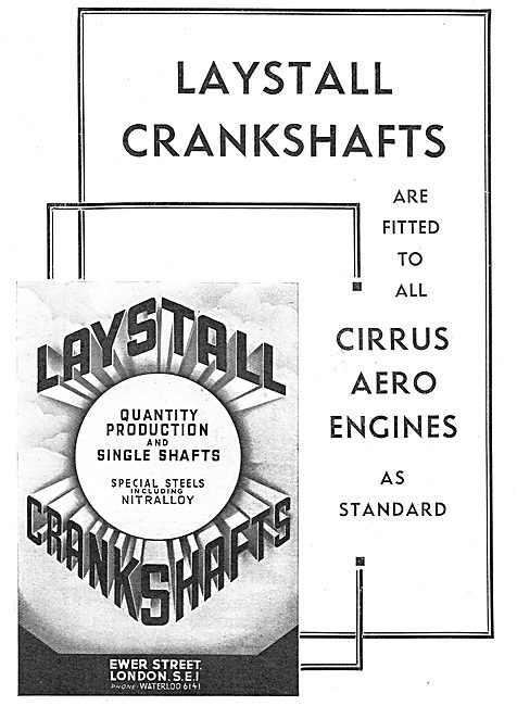 Laystall Aero Engine Crankshafts                                 