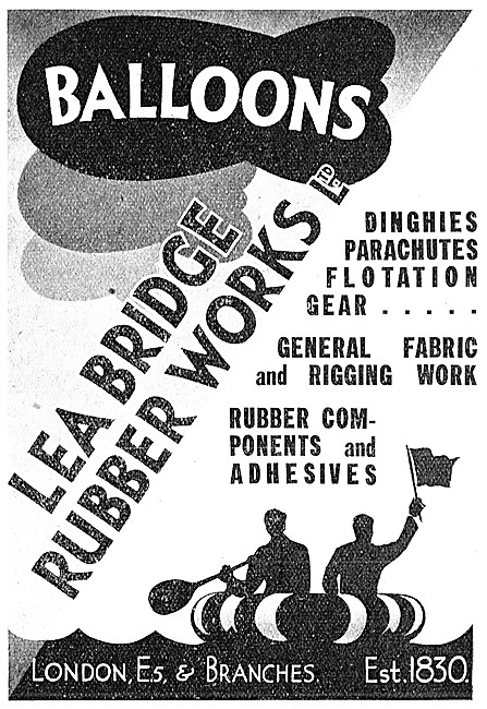 Lea Bridge Flotation Gear, Balloons & Parachutes                 