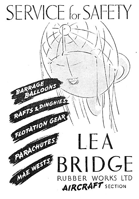 Lea Bridge Rubber Goods: Barrage Balloons Parachutes Mae Wests   