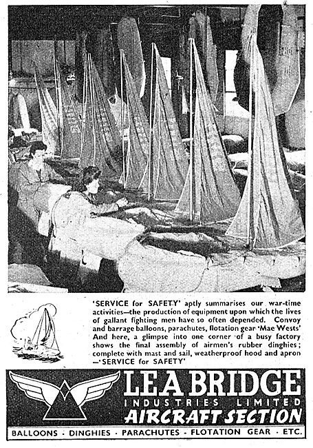 Lea Bridge Flotation Gear, Balloons & Parachutes                 