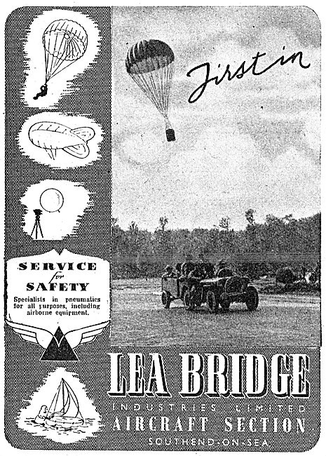 Lea Bridge Flotation Gear, Balloons & Parachutes                 