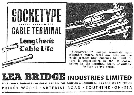 Lea Bridge Cable Terminals & Swaged Ends                         