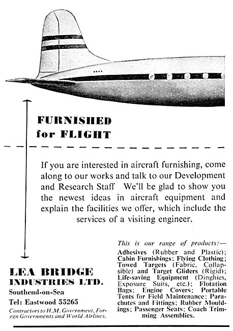 Lea Bridge Aircraft Cabin Furnishings                            