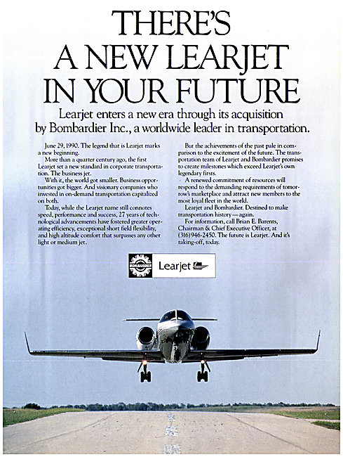 Bombardier Learjet                                               