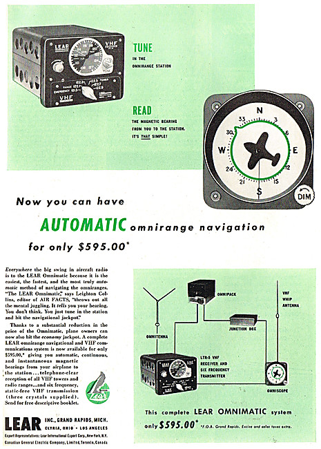 Lear Automatic Omnirange Navigation                              