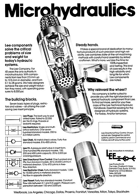 Lee Products Hydraulic Components - Westbrook                    