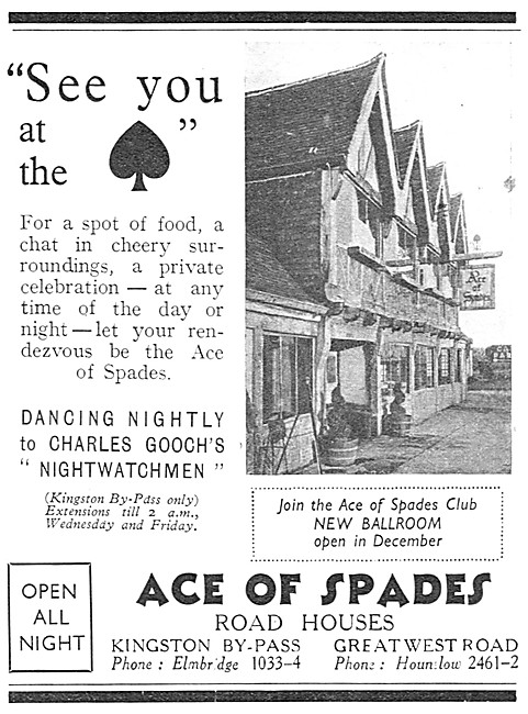 Ace Of Spades Road Houses                                        