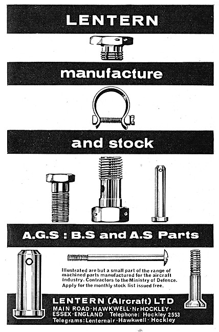 Lentern Fasteners. Lentern AGS, BS & AS Parts                    