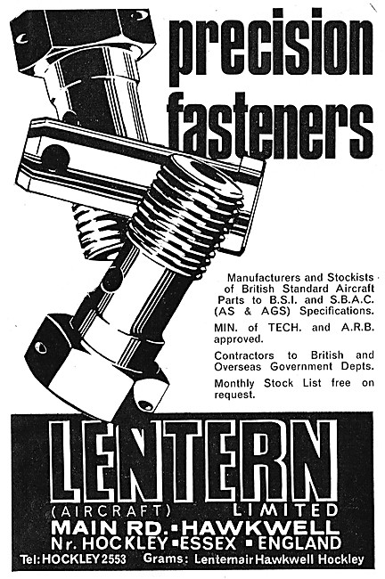 Lentern Precision Fasteners 1971                                 