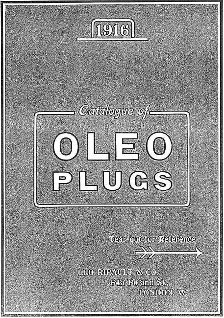 Oleo Spark Plugs Catalogue Cover 1                               