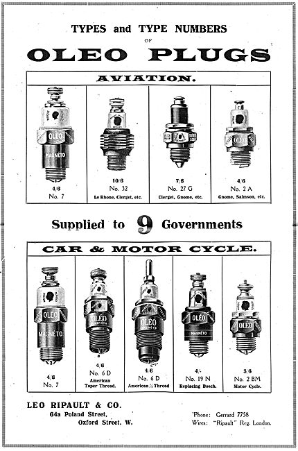 Oleo Spark Plugs Catalogue                                       