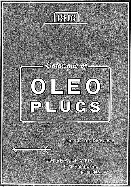 Oleo Spark Plugs Catalogue Cover 2                               