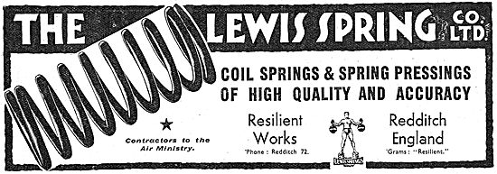 Lewis Spring Co. Redditch.                                       