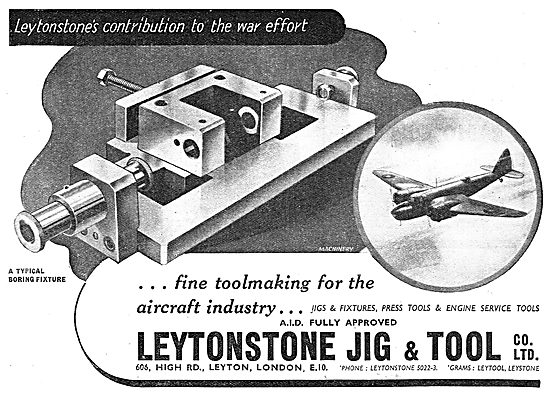 Leytonstone Jig & Tool Co : Machine Tools : Boring Fixture       