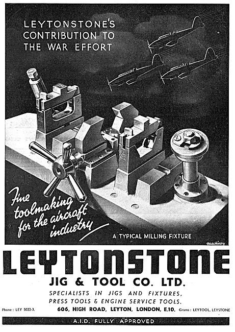 Leytonstone Jig & Tool Co : Machine Tools : Milling Fixtures     