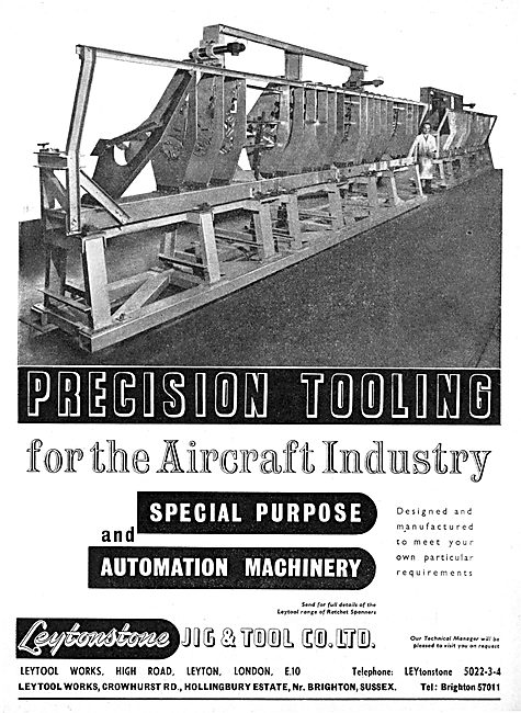 Leytonstone Jig & Tool : Precision Tooling                       
