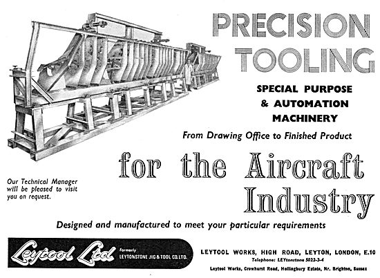 Leytonstone Aircraft Jigs  1965                                  