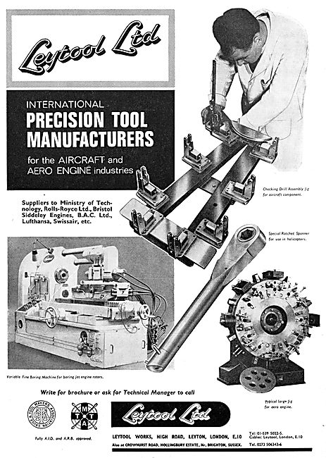 Leytool Precision Tool & Jig Manufacturers 1967                  