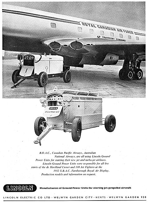 Lincoln Electric Company - Ground Power Units. GPU               