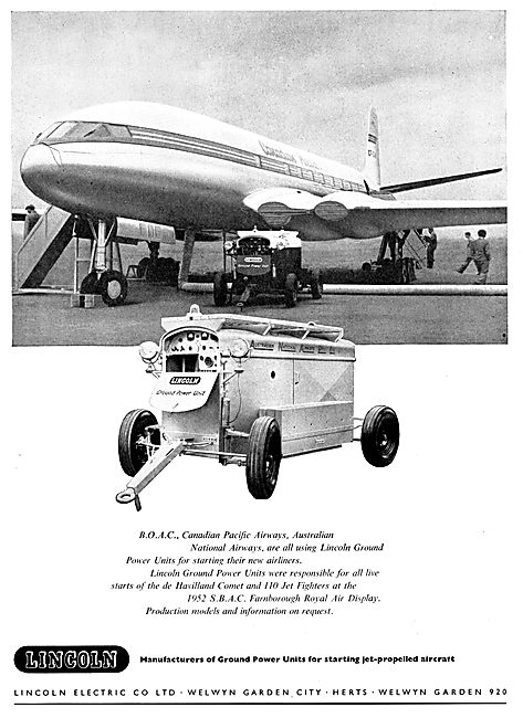 Lincoln Electric Company - Ground Power Units. GPU               