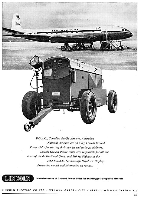 Lincoln Electric Company - Ground Power Units. GPU               