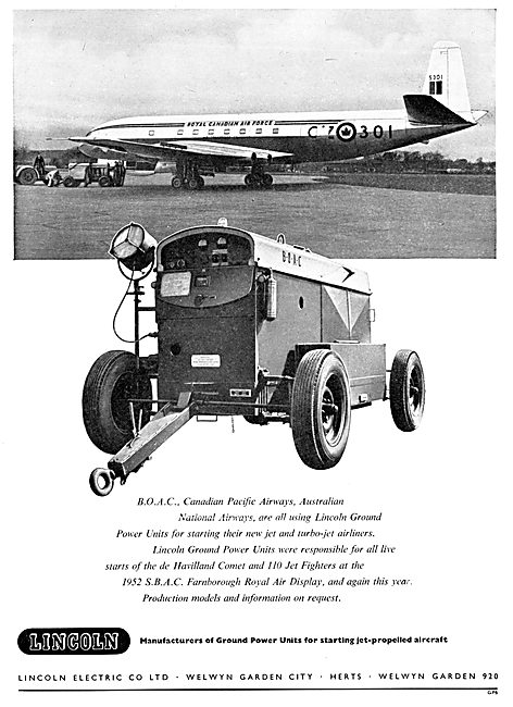 Lincoln Electric Company - Ground Power Units. GPU               